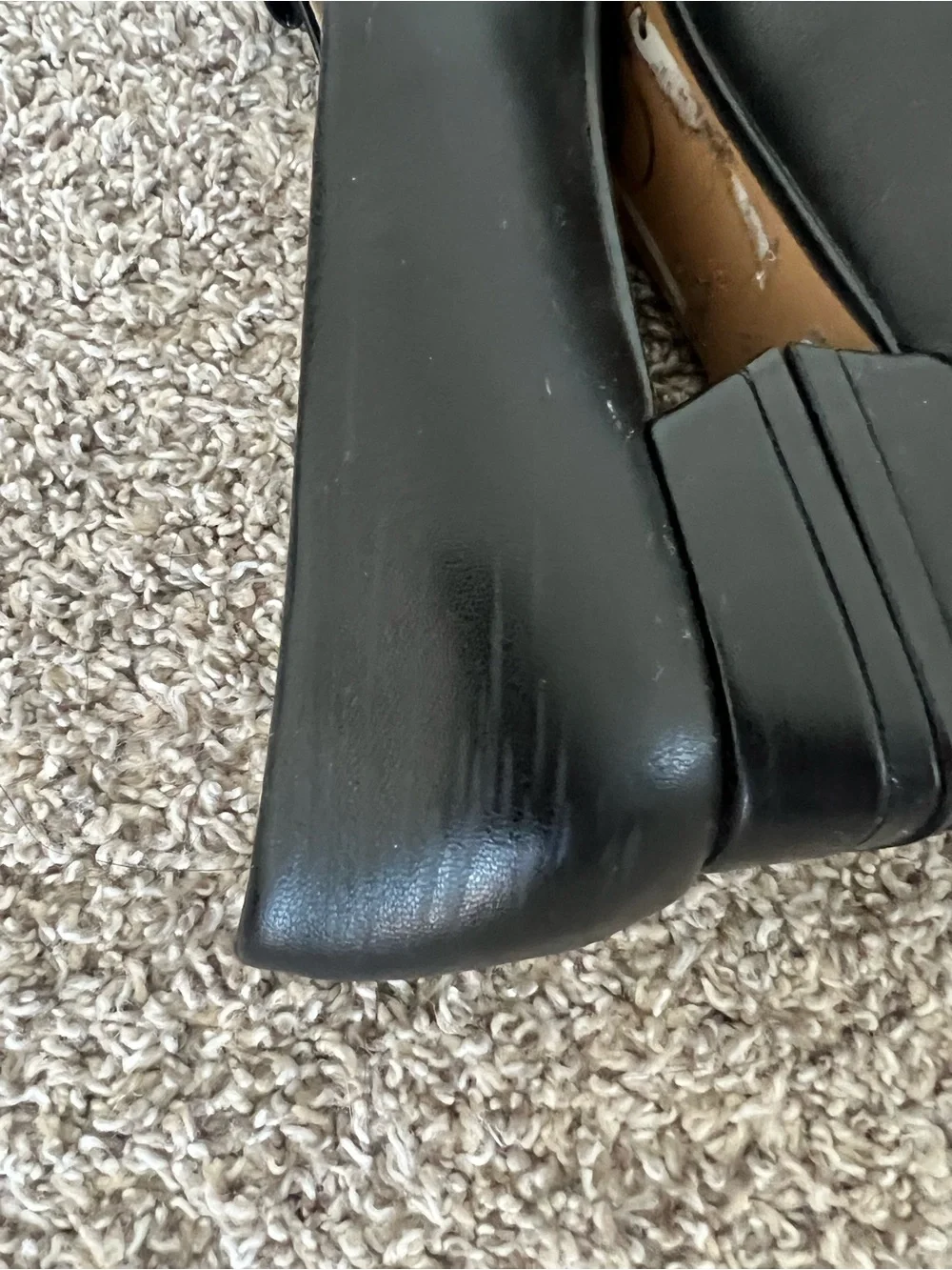 Journee Collection Black Pointed Toe Bow Flats Size 8